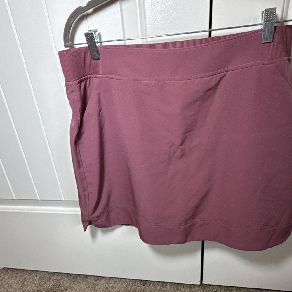PUMA Women’s Athletic Skort L Pink/Purple 2pcPull-On Stretch Pockets Golf Tennis - Picture 5 of 16